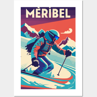 A Vintage Travel Art of Meribel - France Posters and Art